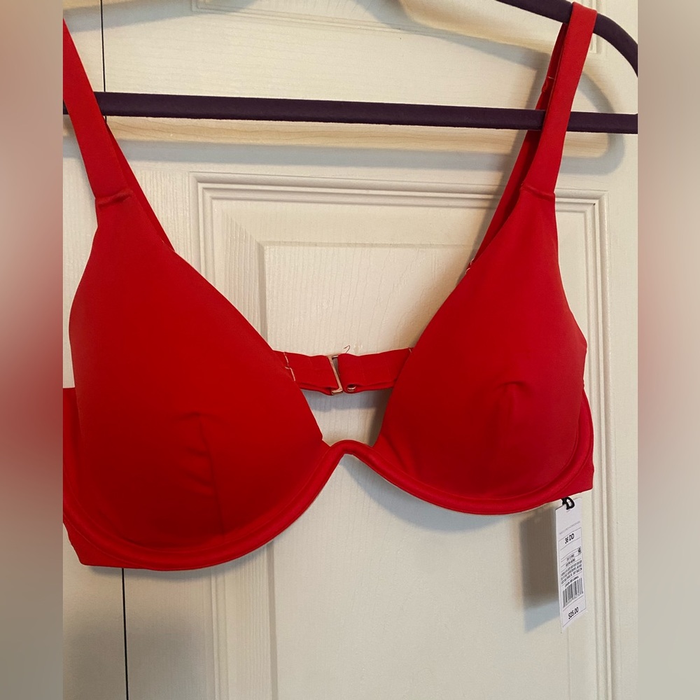 Red bikini top